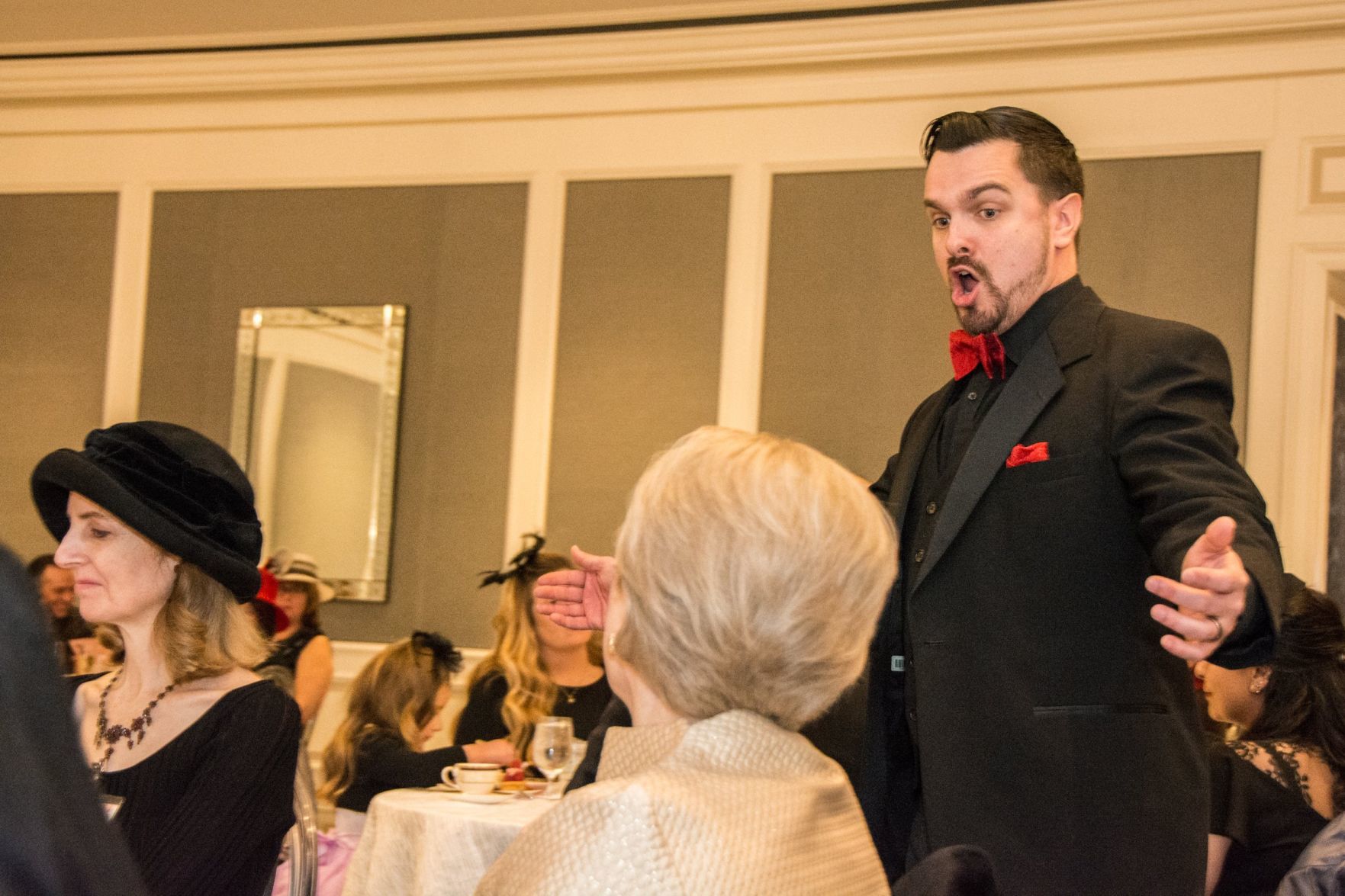 Pedro Barbosa performs at Royal Tea with Winter Opera